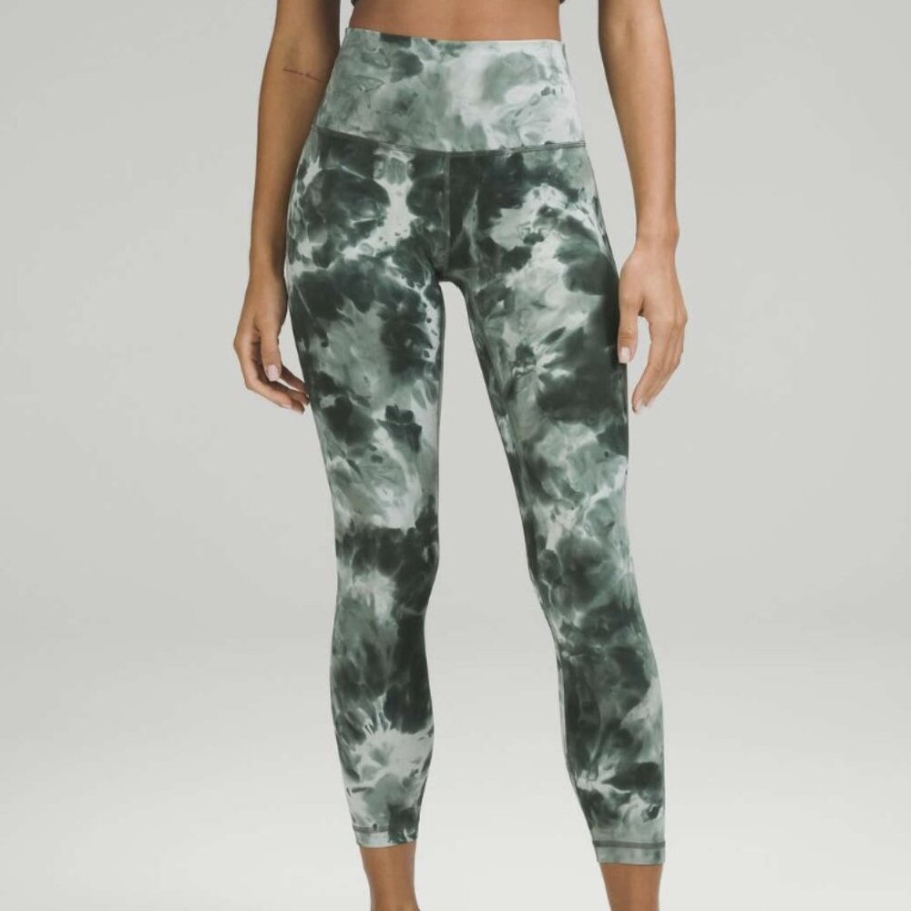 Lululemon Align High-Rise Pant 25" Size 2 Diamond Dye Starlight Smoked Spruce